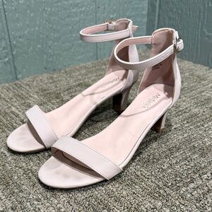 Motasha Blush Pink / Nude Ankle-Strap Mid-Heel Sandals - big girl 3